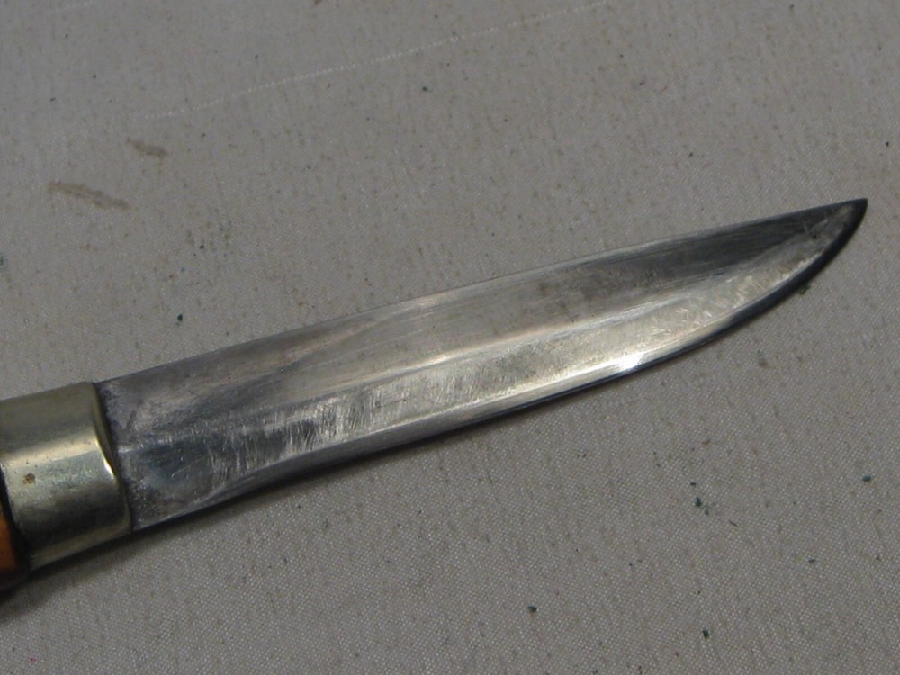 Handmade Fixed Blade Knife w/ Sheath. #18