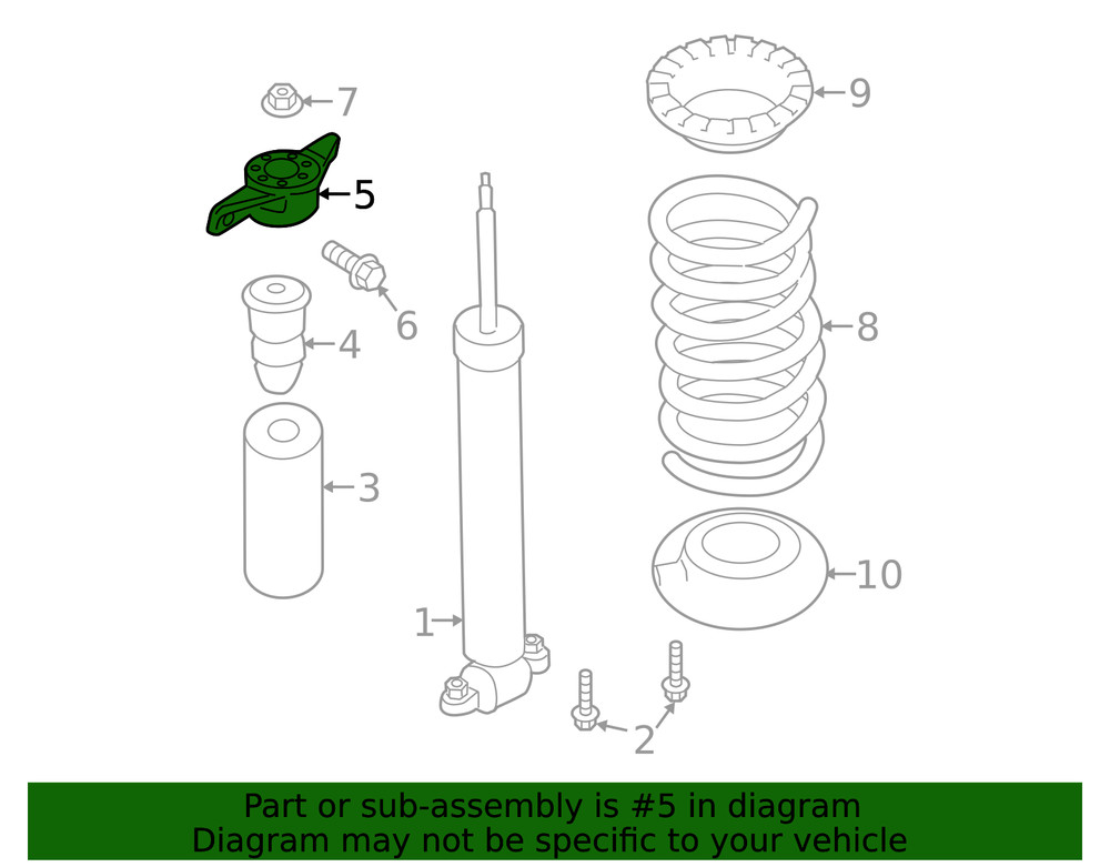 Genuine Ford Upper Bracket DG9Z-18A161-C