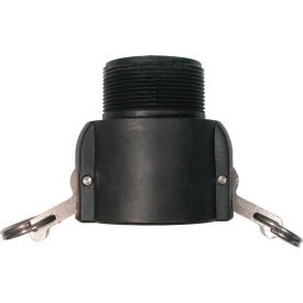 2"" Polypropylene Camlock Fitting - Female Coupler x MPT Thread Be Pressure