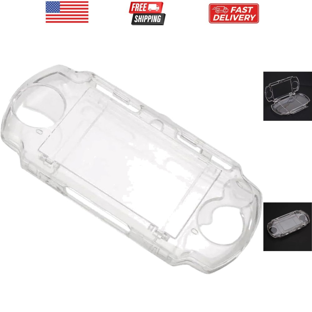 Transparent Hard Shell Case Cover Compatible with PSP 2000/3000, Replacement ...
