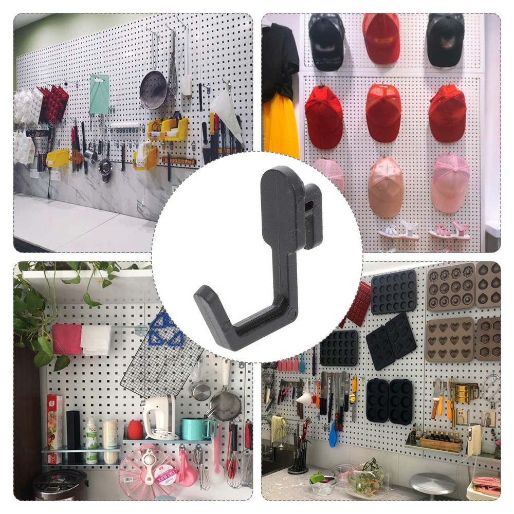 20pcs Peg Board Hook Plastic Display Hook Shelf Hanger Supplies