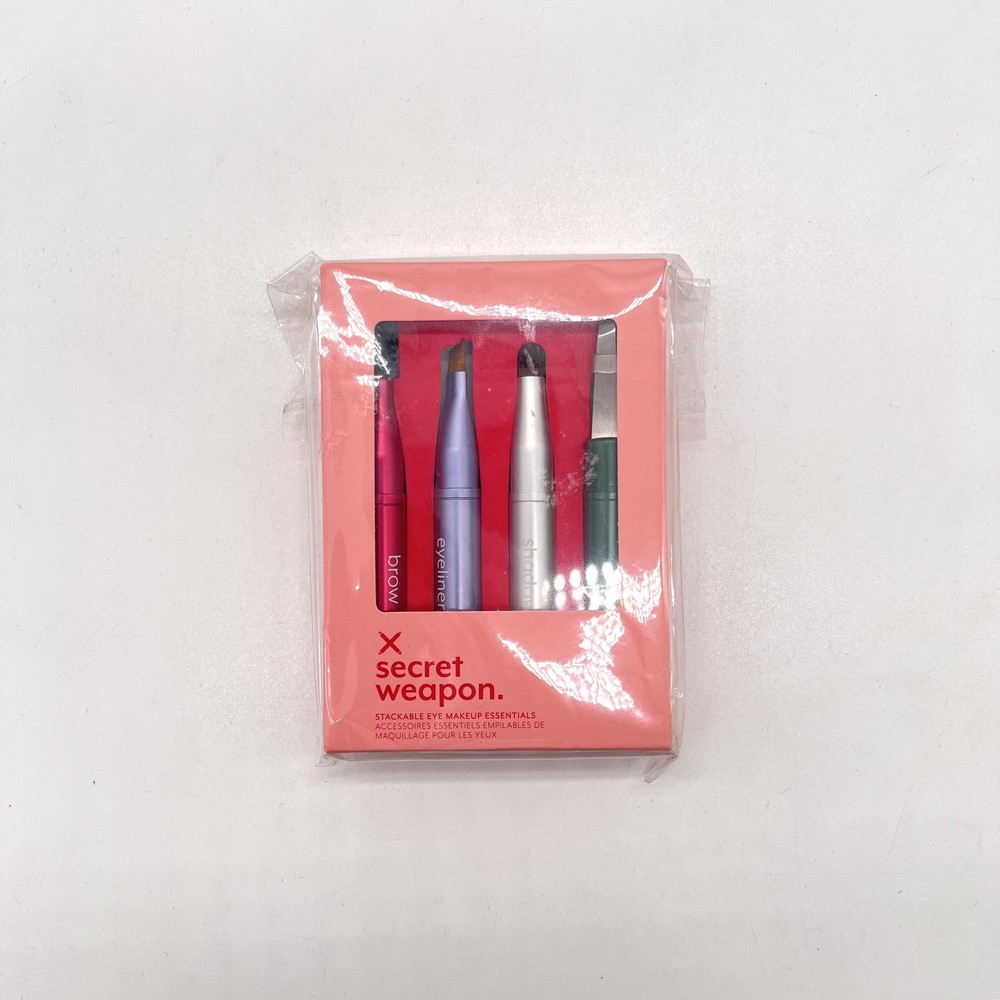 SECRET WEAPON Stackable Eye Makeup Set Portable Brow Liner Shadow Essentials NEW