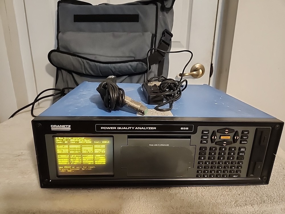 Dranetz Technologies BMI 658-400 Power Quality Analyzer Powers On Not Tested