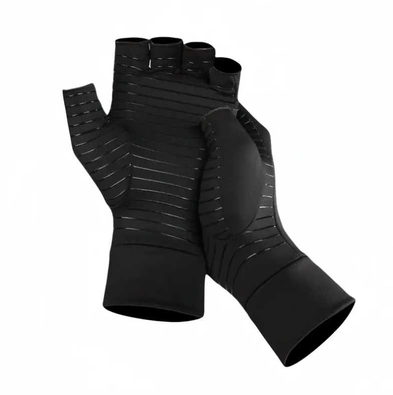 Copper Arthritis Compression Gloves Hand Support Pain Relief Joint Self Care