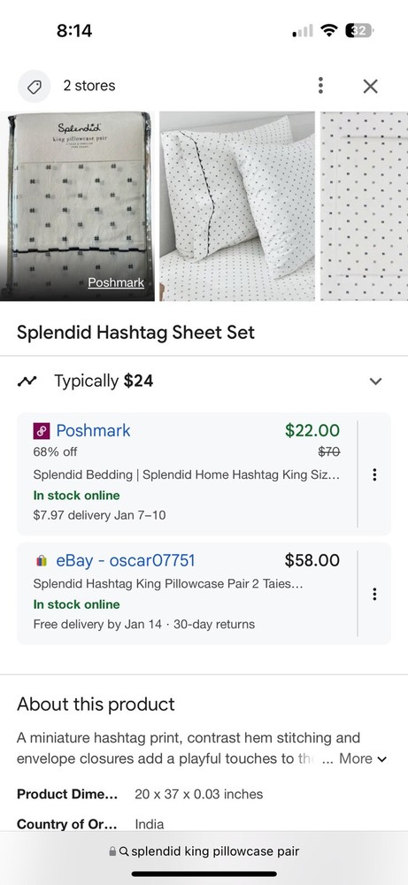 King Pillow Case Pair Hashtags