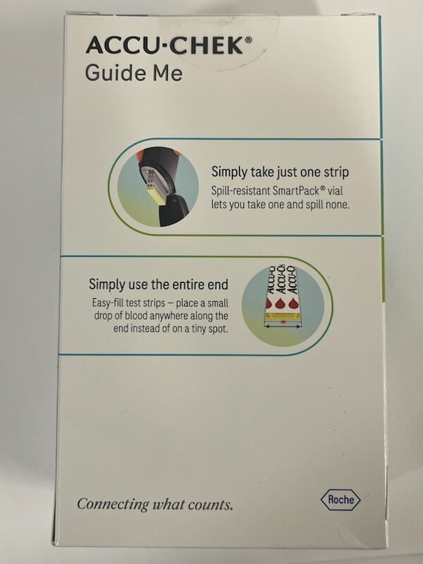 Accu-Chek Blood Glucose Monitoring System - Black Exp 11/01/2027 NEW