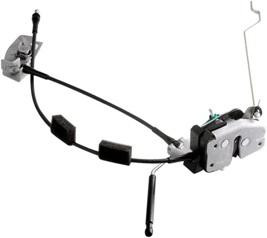 Door Latch Assembly W/cable&rod Compatible For Ford E150 E250 E350 Rear Right Ca