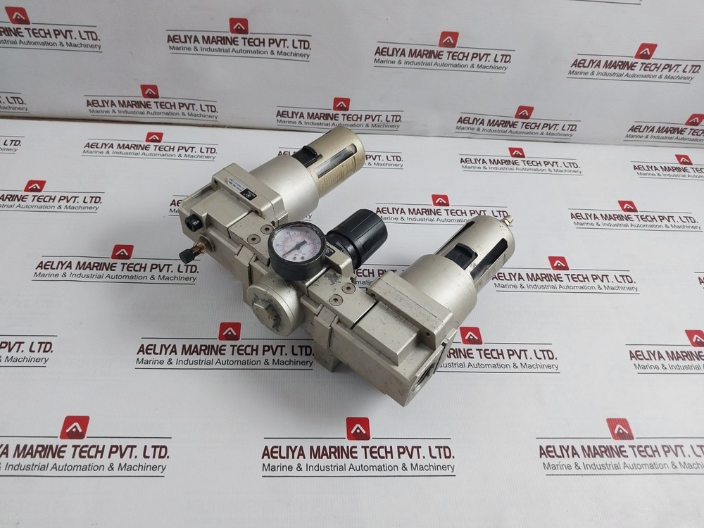 NOJPC AR 5000 Pneumatic Filter Regulator Lubricator 0-150 PSI