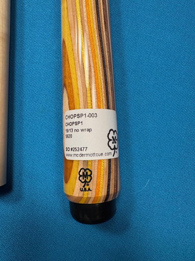 McDermott Chops Pool Cue Vertical CHOPSP1 NEW