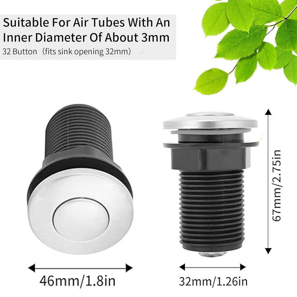 Garbage Disposal Air Switch, Switch 304 Stainless Steel...