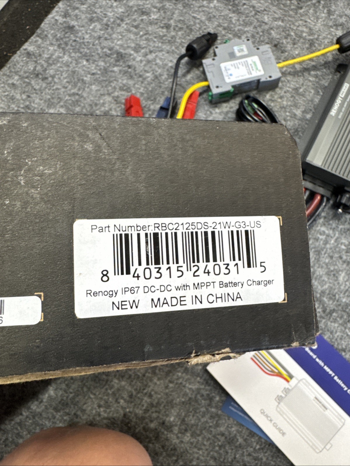 Renogy 12V 50A DC-DC Battery Charger w/MPPT Solar Input RV Marine Camping REGO