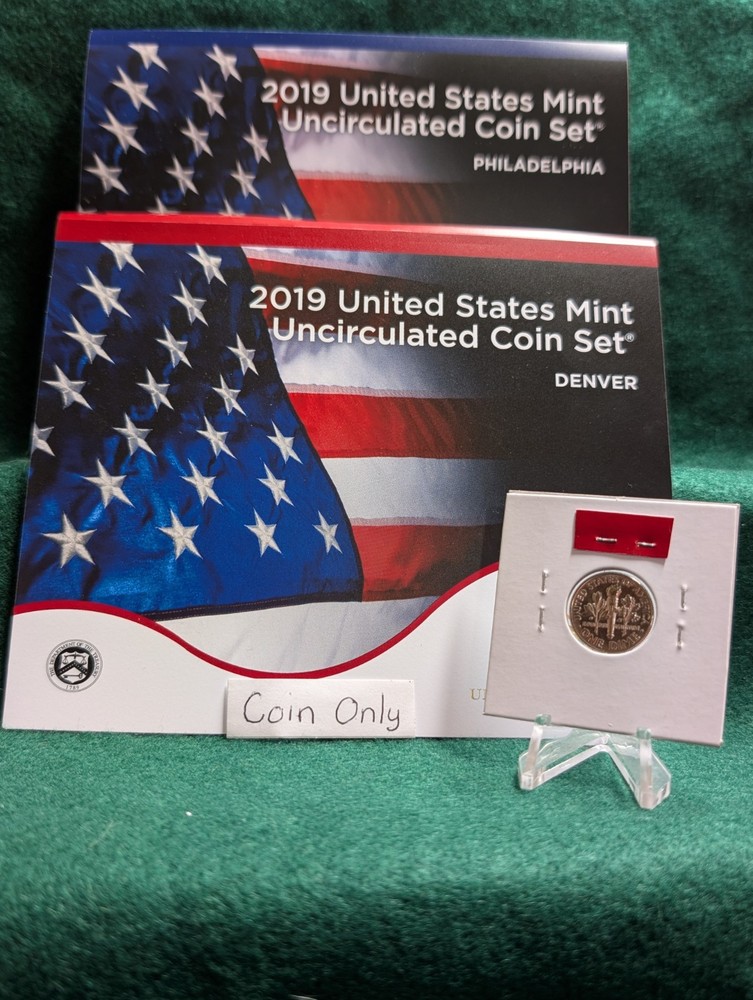 2019 D Roosevelt Dime Uncirculated from Mint Set