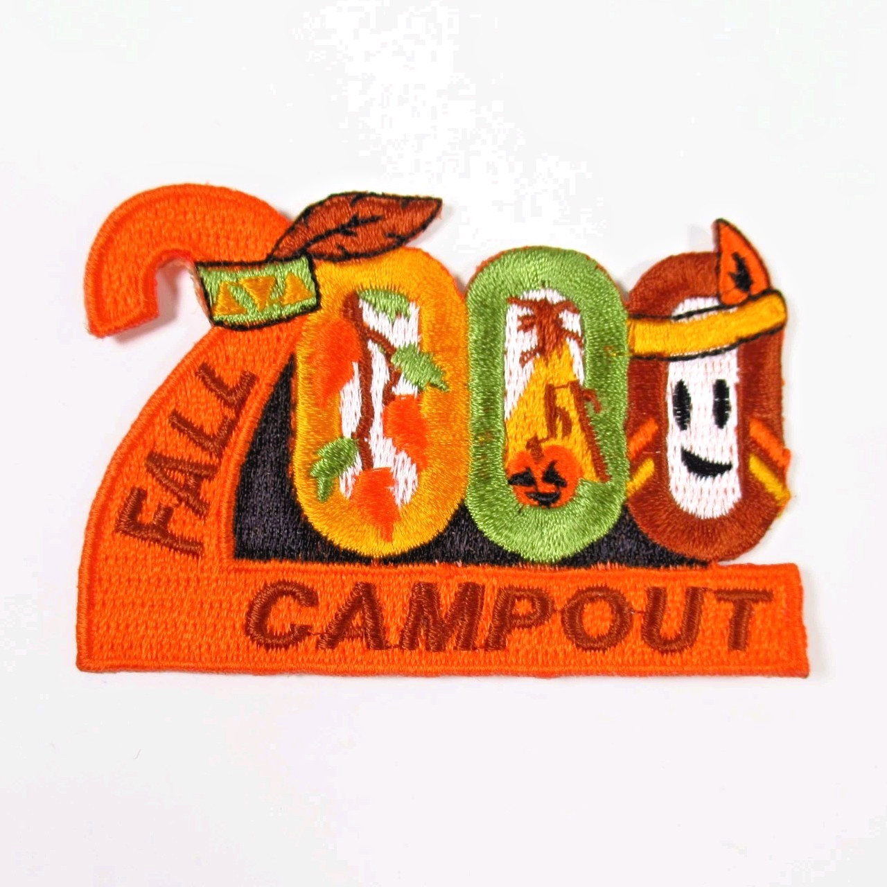 YMCA Indian Guides Fall Campout 2000 Patch Vintage Embroidered Sew On