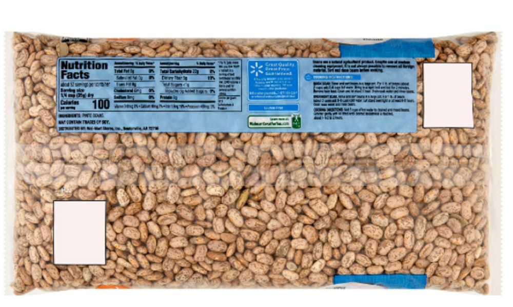 (3 pack) Great Value Pinto Beans, 4 lb
