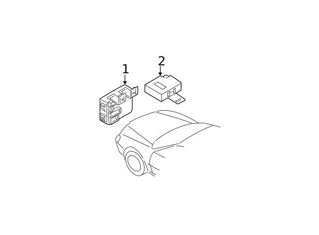 Genuine Nissan Interlock Control Unit 28540-7Y00A