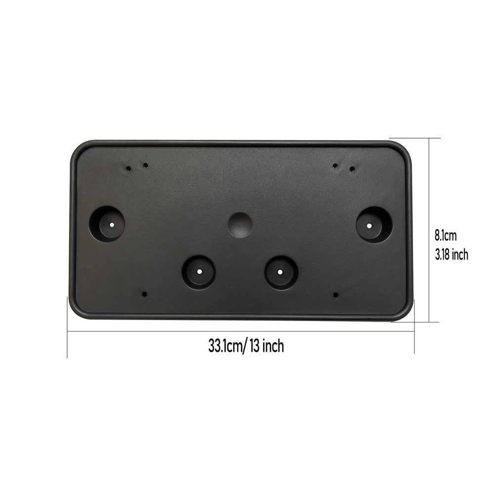 Front Bumper License Plate Bracket Holder Frame For Chevy Silverado 2019-2022