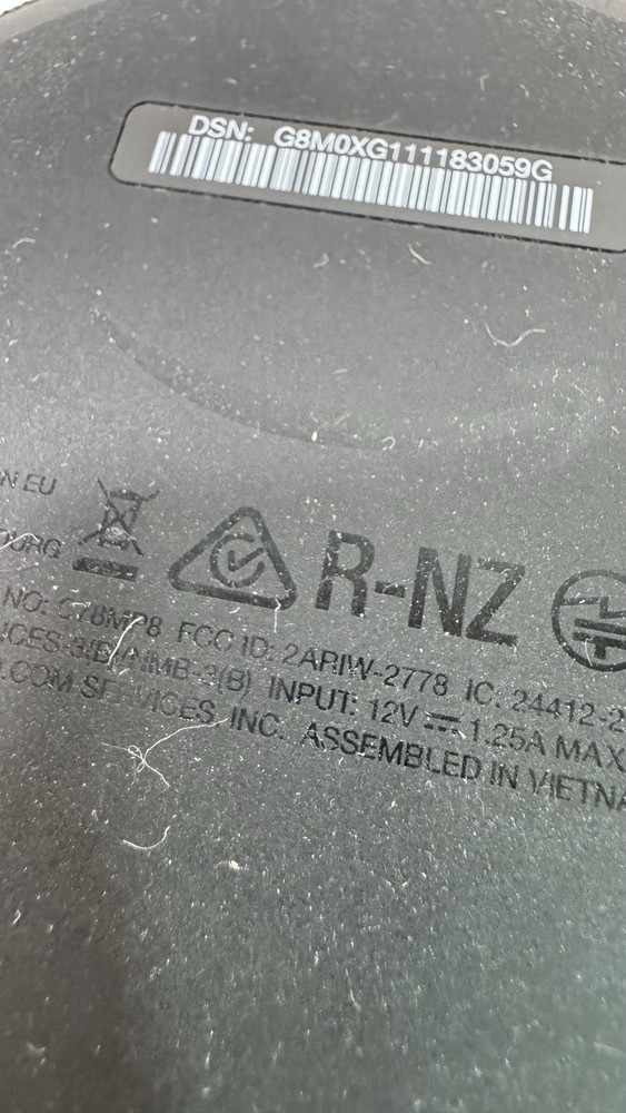 Amazon Echo Dot 3rd Gen L1855 Alexa Smart Speaker No Power Adapter