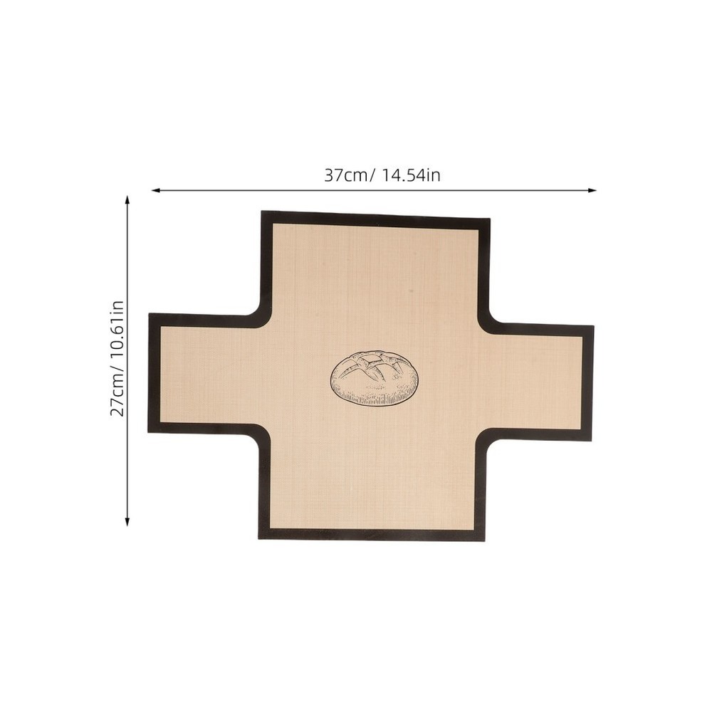 2 PCS High Temperature Resistant Silicone Baking Mat Cookie Bread