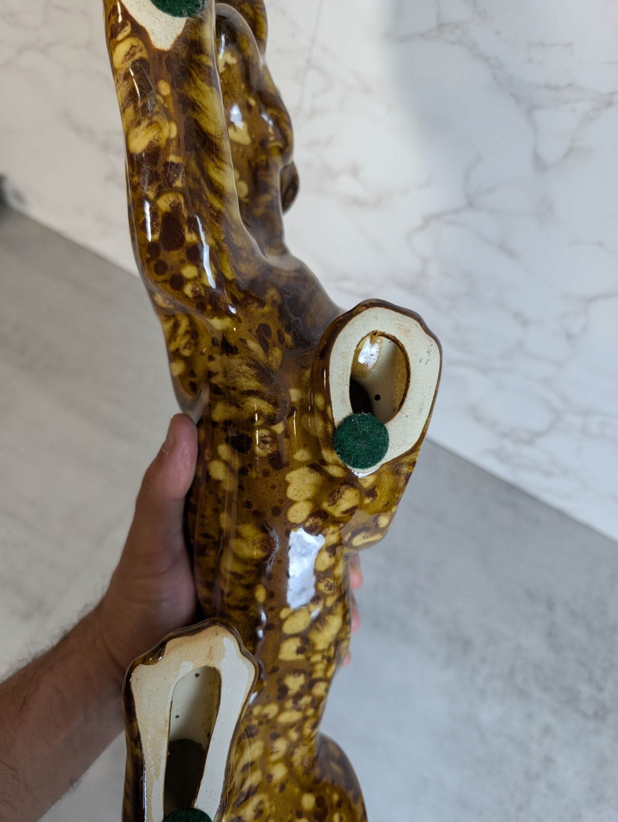 Rare ROYAL HAEGER Art Deco Stalking SPOTTED Leopard 24" BEAUTIFUL