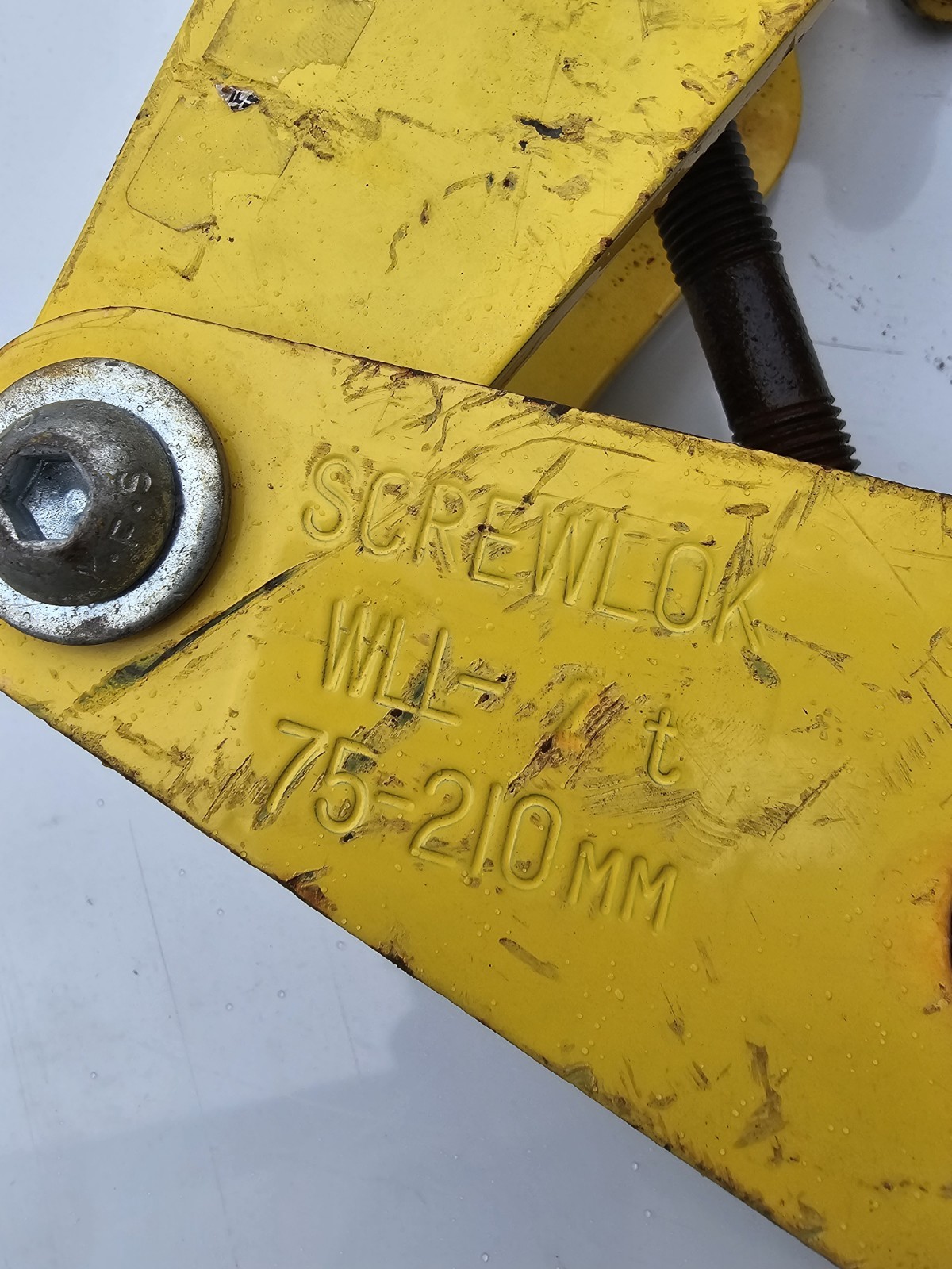 CM CAMLOK SCREWLOK SC922 2 TON WLL BEAM CLAMP 3"-8.25" FLANGE 4,000 #