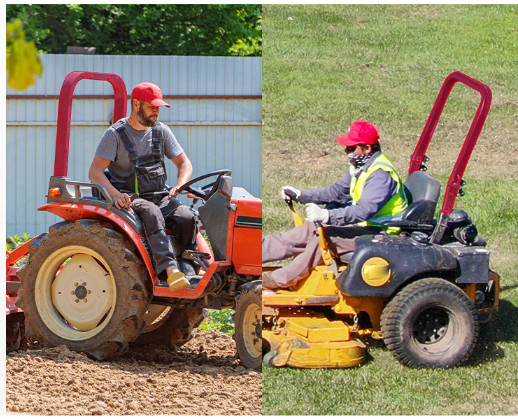 63"x49" Tractor Canopy Top Snow Shield Sunshade Umbrella for Tractor and Mowers
