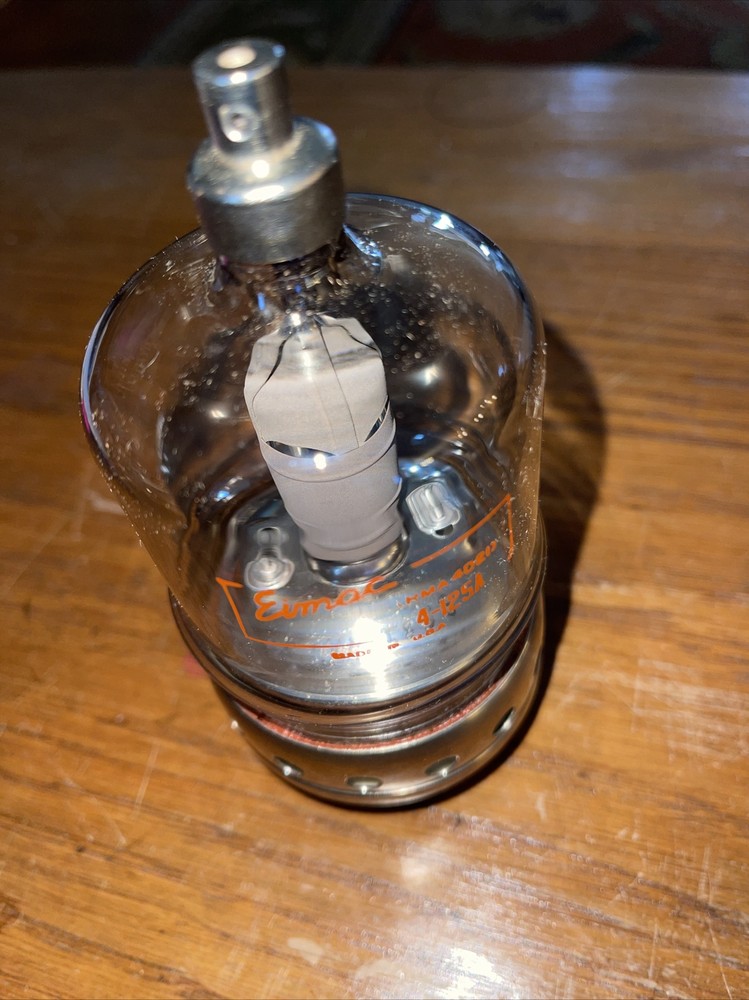 EIMAC 4-125A HAM AMPLIFIER PENTODE POWER TUBE NOS NO BOX