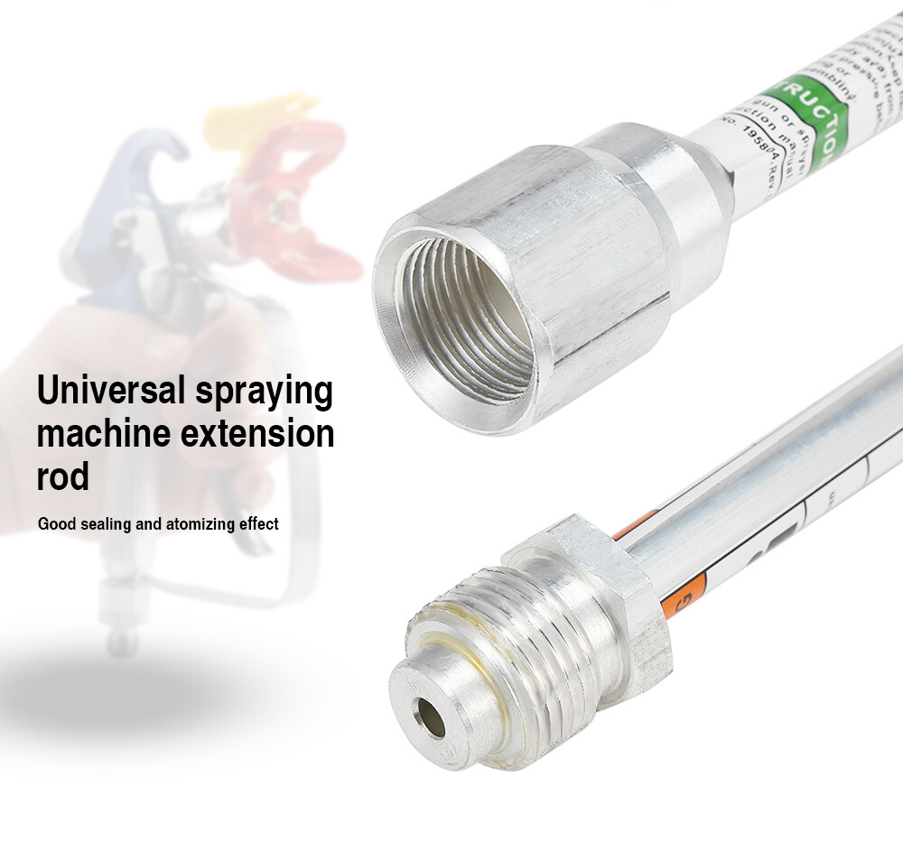 Universal Airless Paint Sprayer Spray Gun Tip Extension Pole Rod 20/30/50cm