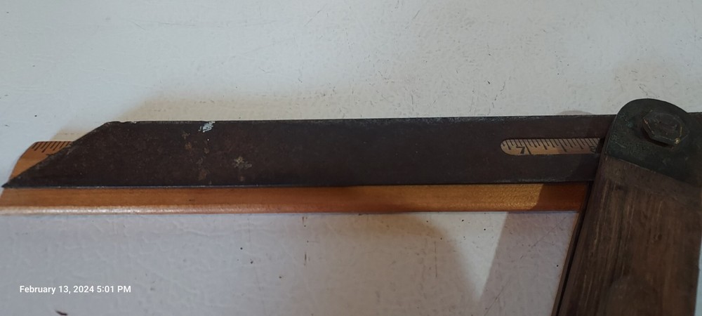 Antique 12 " 13" Over Bevel Gauge