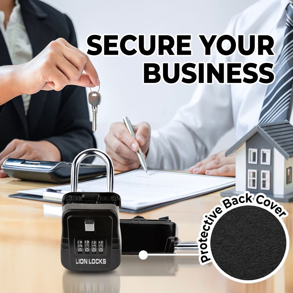 1500 Key Storage Lockbox Setyourown Code Lock Portable Key Holder Rustproof Secu