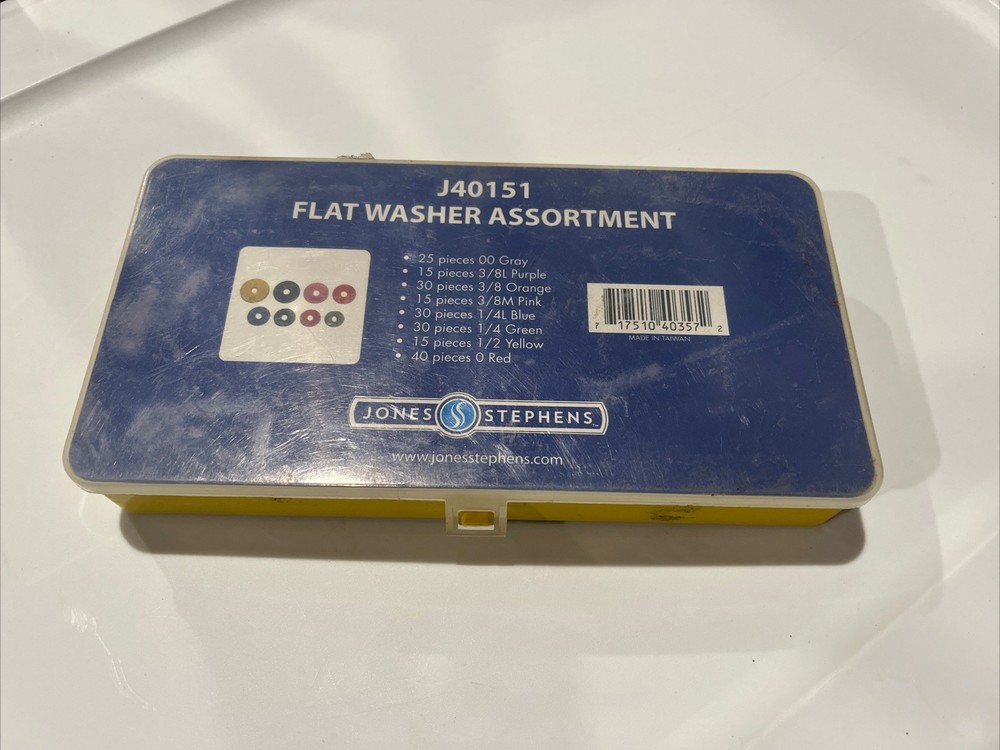 Assorted Flat Washer ASSORTMENT Kit  PartNo J40151 JonesStephens