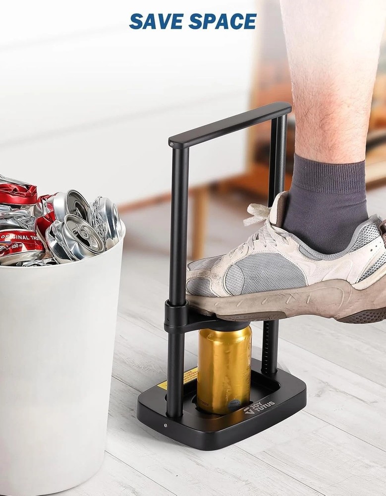 Eco-Friendly Foot Pedal Can Crusher