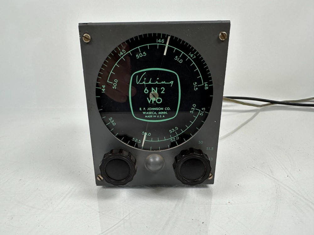 Vintage EF Johnson Viking 6N2 meter tube transmitter VFO