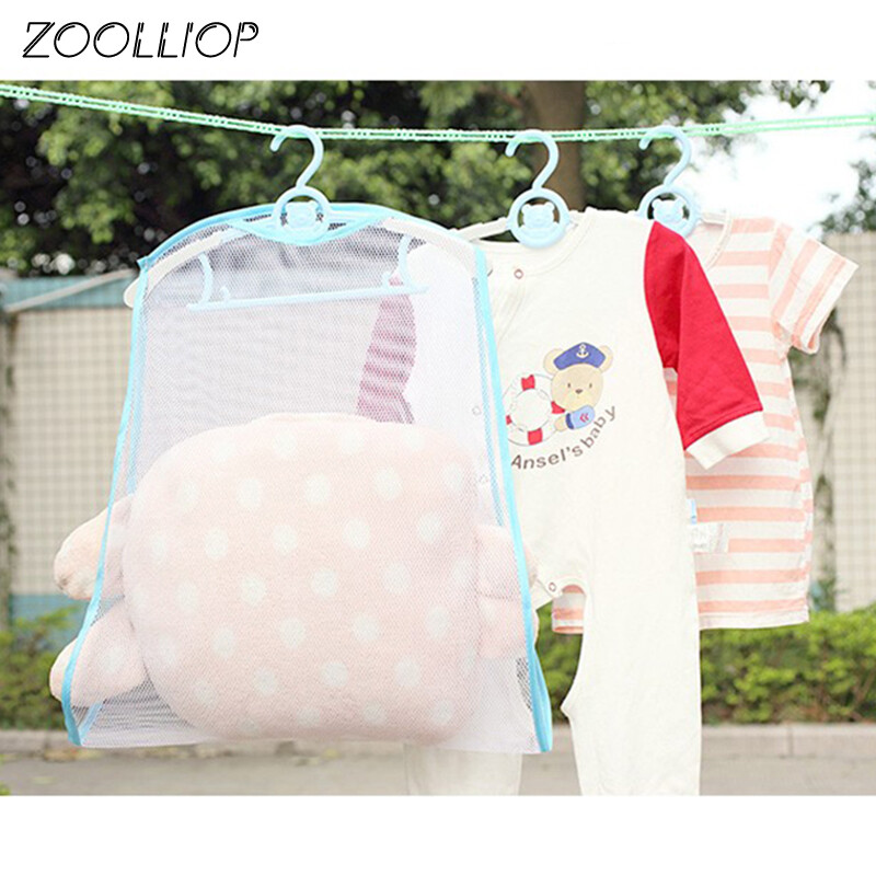 Drying net windproof drying rack Fine mesh print Multifunctional pillow toys sun