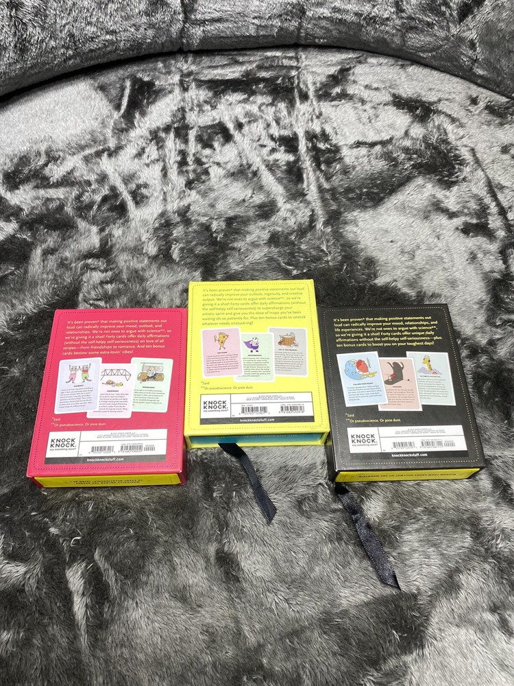 Affirmators! 3 Pack Bundle Set (Love & Relationships, Creativity….)