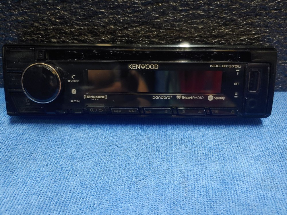 kdc-bt375u kenwood  FACEPLATE tested