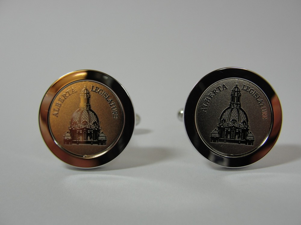 Alberta legislature dome cufflinks