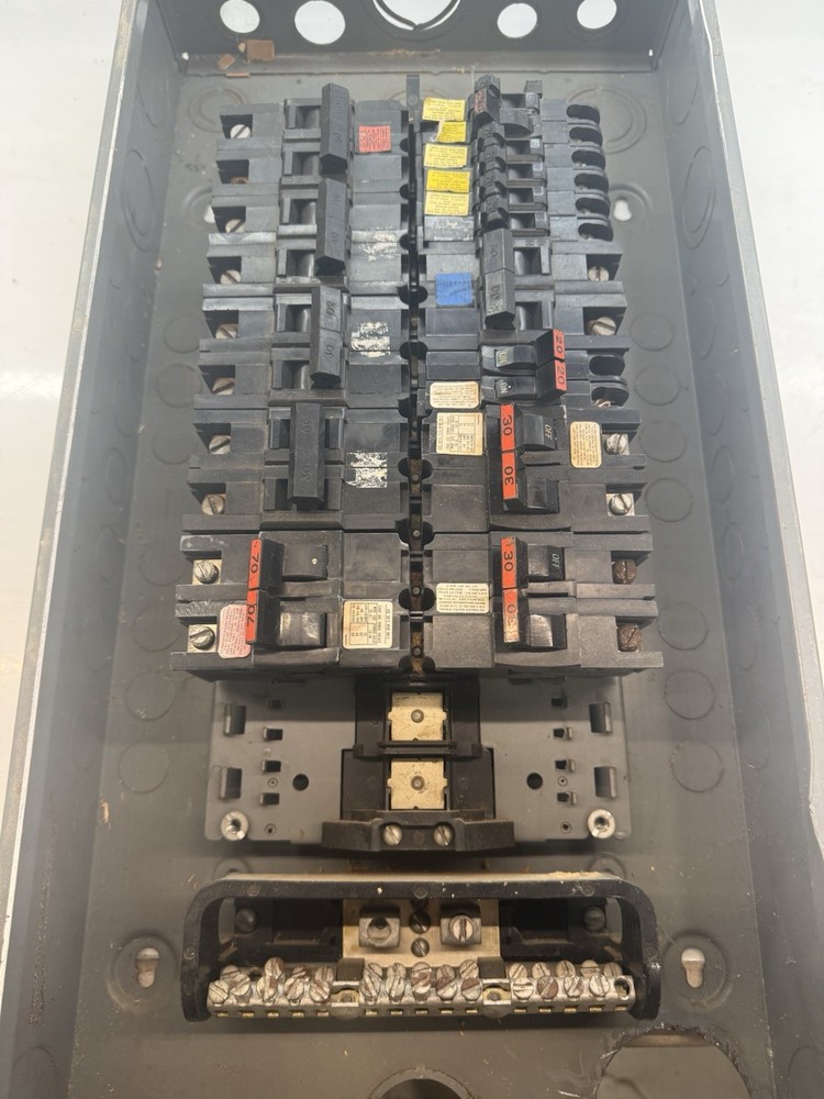 Federal Pacific Panel With Breakers
