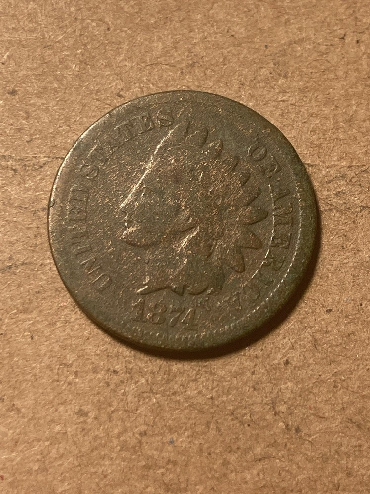 1874 Indian Head Cent - As Shown! (#1367)