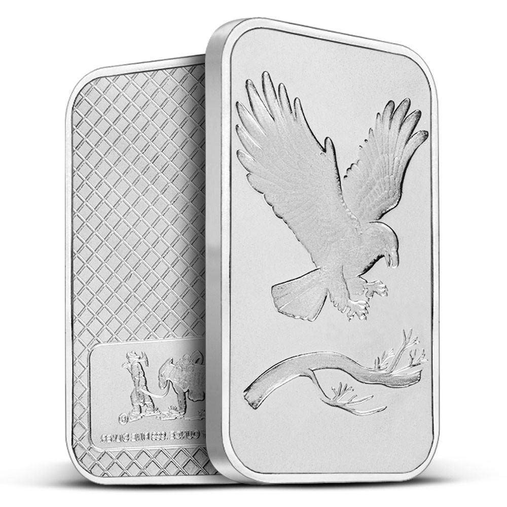 1 oz SilverTowne Eagle Silver Bar (New)