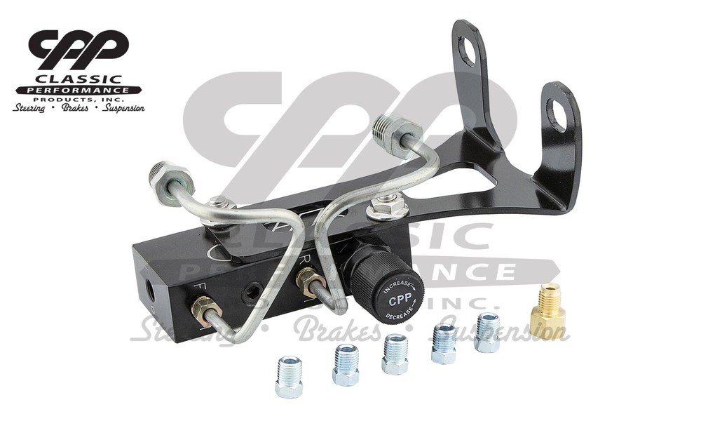 CPP ADJUSTABLE PROPORTIONING PROP VALVE WITH BRAKE LINES UNDERMOUNT
