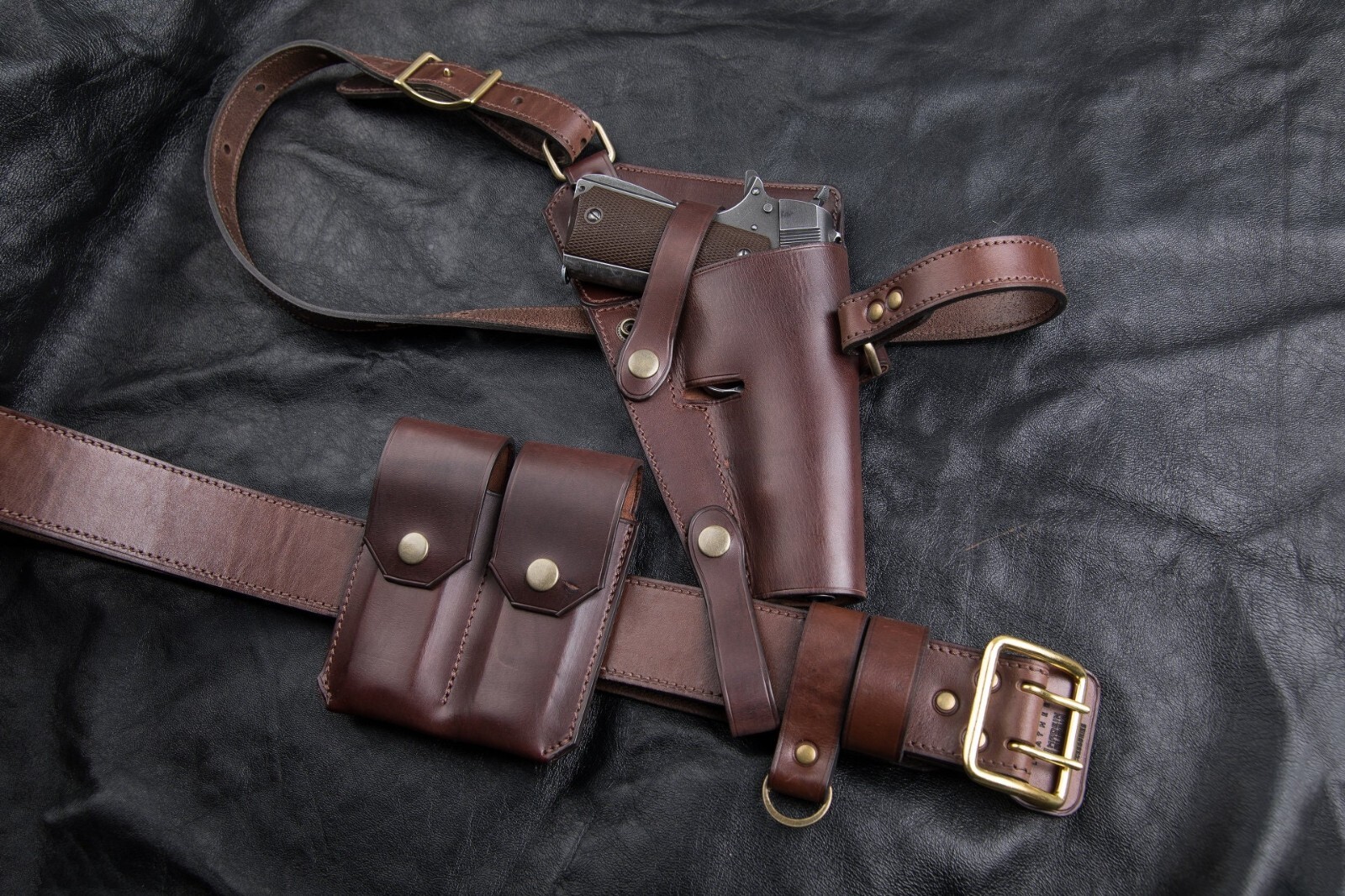 Colt 1911 Custom Made Leather Holster | Vintage Look | Unique Design | Retro