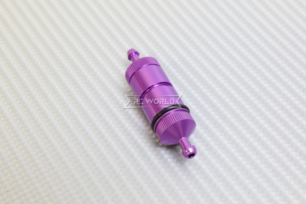 RC 1/10 1/8 Nitro Engine FUEL FILTER *LARGE* For Gas Lines -BLUE-