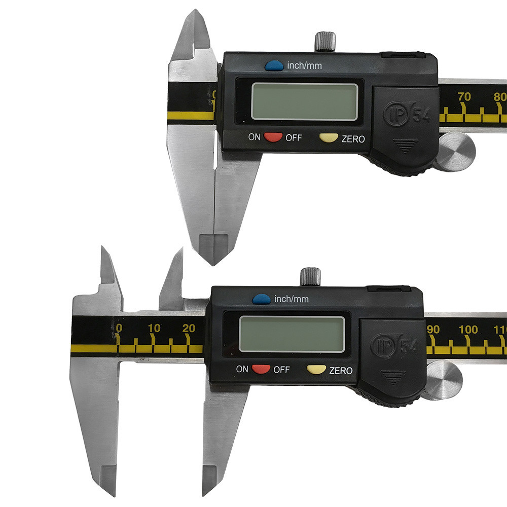 IP54 LCD Screen Electronic Digital Caliper Ruler INOX Splash Proof 6''/150mm