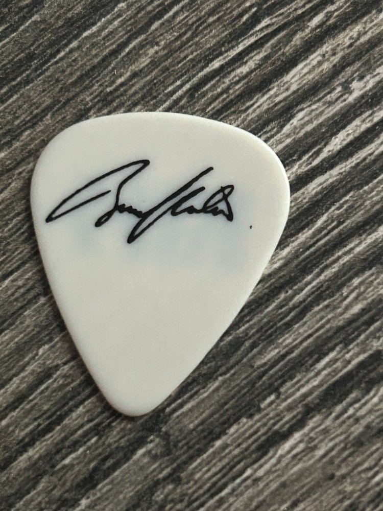 KISS Guitar Pick BRUCE KULICK White Kiss Konventions Unplugged Tour Vintage Kiss