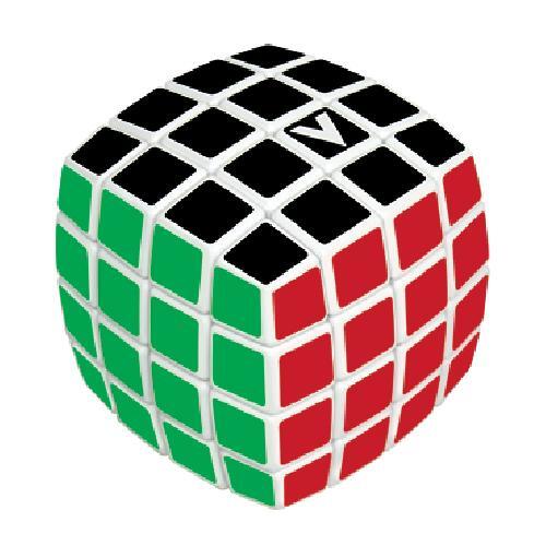 V-Cube 4 White Pillowed Multicolor Cube Puzzle