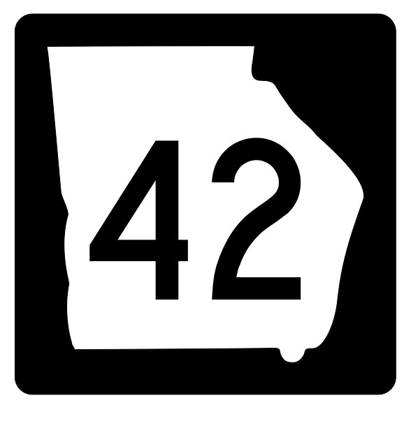 Georgia State Route 42 Sticker Decal