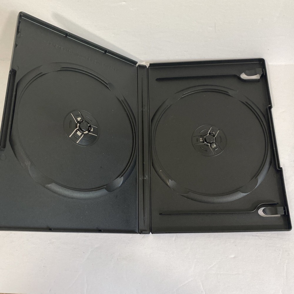 Neato Double DVD/Game Cases Clear Front And Back, 5 Pack