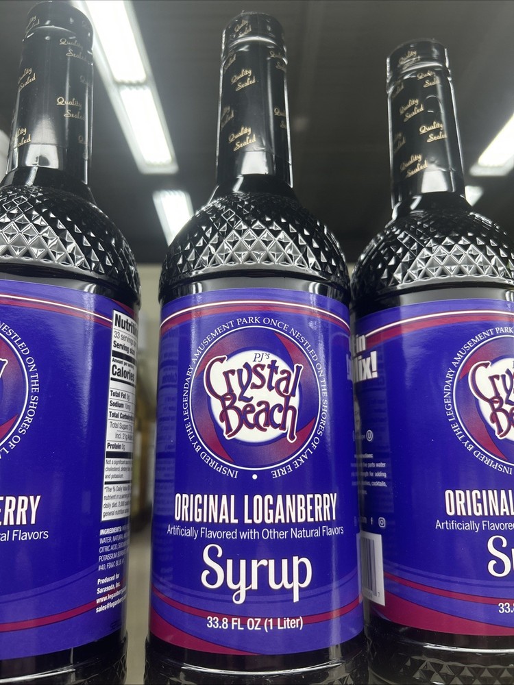 Crystal Beach Loganberry Syrup