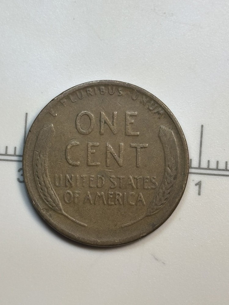 1946 D Lincoln Wheat Cent Multiple Errors -RPM- Doubling on 9 Weak Strike - F -