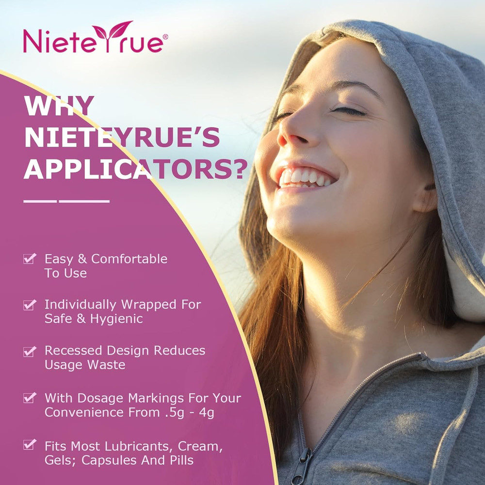 Disposable Vaginal Applicators – Updated with Dosage Markings, Individually Wrap